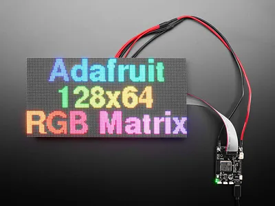 RGB LED Matrix Panel 128x64, 2mm Pitch