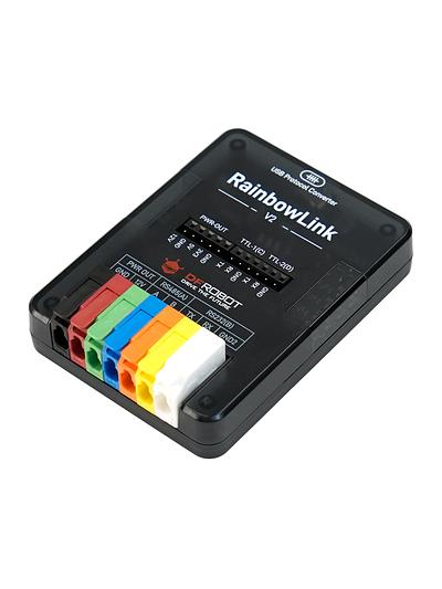 RainbowLink V2: 4-Channel Isolated USB to Serial Converter (RS485/RS232/Dual TTL) with Built-in 12V Power Supply