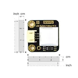 DFRobot Gravity LED Self-Locking Switch - Yellow - Image 6