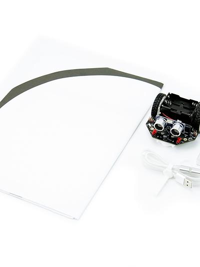Maqueen Lite micro:bit V2 Robot Kit with Enclosure & Track Map