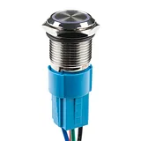 Metal Pushbutton - Latching (16mm, White) - Image 2