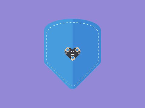 Glowing Badge with EagLED