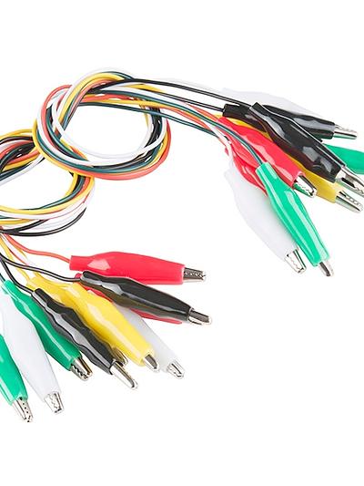Alligator Test Leads - Multicolored (10 Pack)