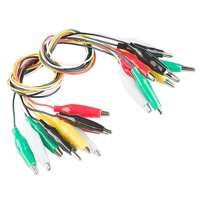Alligator Test Leads - Multicolored (10 Pack)
