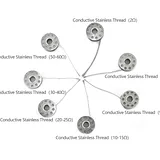 Conductive Stainless Steel Thread - 2Ω/m, 1m - Image 5
