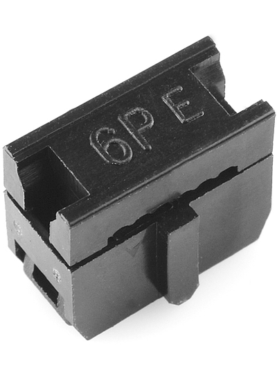 Ribbon Crimp Connector - 6-pin (2x3, Female)