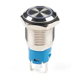 Metal Pushbutton - Latching (16mm, Green) - Image 2
