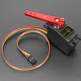 Machined Red Aluminium Servo Arm - 1.75in Long - Image 2