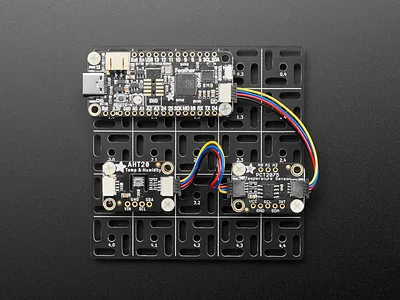 Adafruit Swirly Aluminium Mounting Grid for 0.1in PCBs