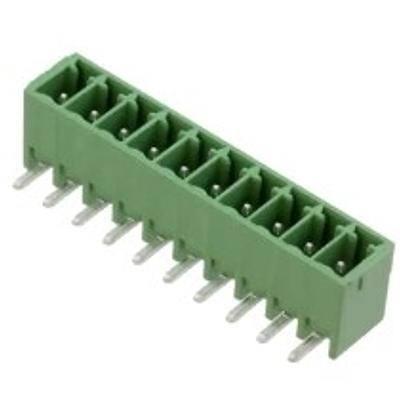 10-Way 3.5mm Right-Angle Terminal Block Header
