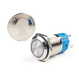 Metal Pushbutton - Latching (16mm, Green) - Image 4