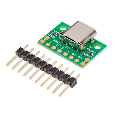 USB 2.0 USB-C Connector Breakout Board