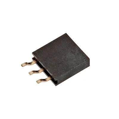 Right Angle Female Header - SMD, 0.1in, 3-Pin