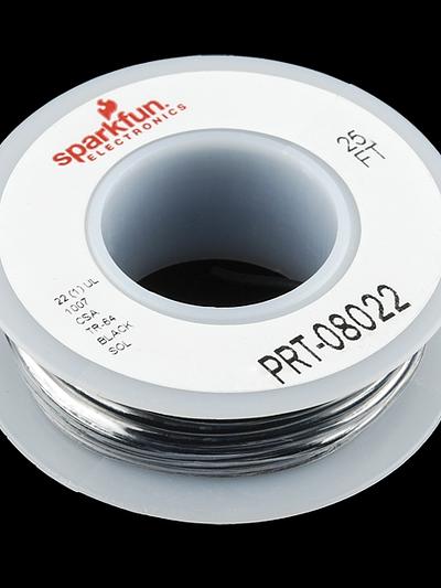 Hook-up Wire - Black (22 AWG)