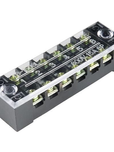 Terminal Block - 6 Position (15A, 600V)