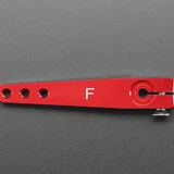 Machined Red Aluminium Servo Arm - 1.75in Long - Image 3