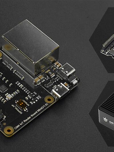 Raspberry Pi CM4 IoT Router Carrier Kit with Case & PiTray Mini