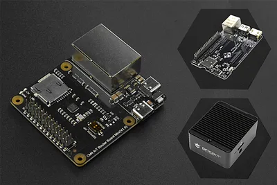 Raspberry Pi CM4 IoT Router Carrier Kit with Case & PiTray Mini