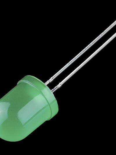 Diffused LED - Green 10mm