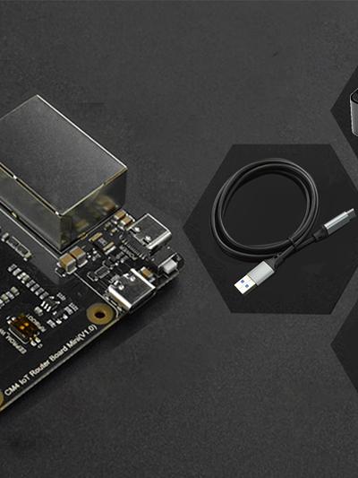 Raspberry Pi CM4 IoT Router Carrier Board Mini Kit (EU PSU)