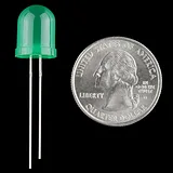 Diffused LED - Green 10mm - Image 2