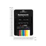 RainbowLink V2: 4-Channel Isolated USB to Serial Converter (RS485/RS232/Dual TTL) with Built-in 12V Power Supply - Image 2