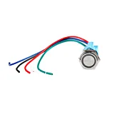 Metal Pushbutton - Momentary (16mm, Blue) - Image 2