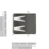 USB Female Type A SMD Connector - Image 2