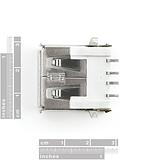 USB Female Type A SMD Connector - Image 3