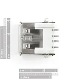 USB Female Type A SMD Connector - Image 3