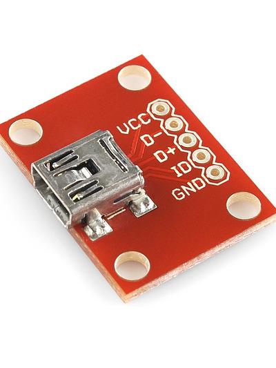 SparkFun USB Mini-B Breakout