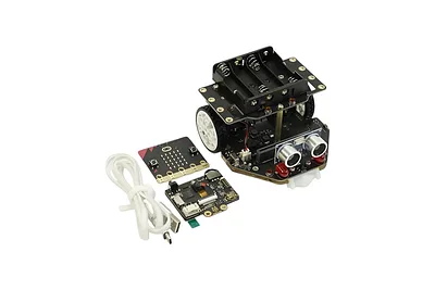 micro:Maqueen Plus V2 (Ni-MH) with HUSKYLENS and micro:bit V2