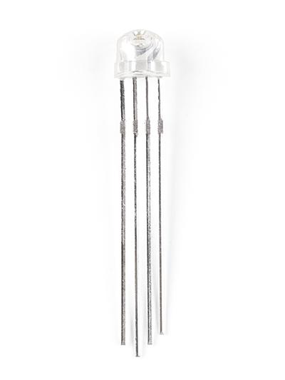 RGB LED Clear Lens Common Cathode - 5mm