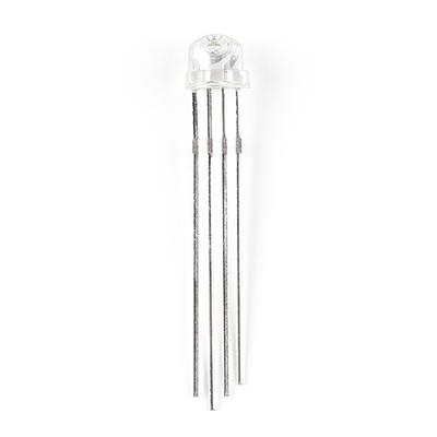 RGB LED Clear Lens Common Cathode - 5mm