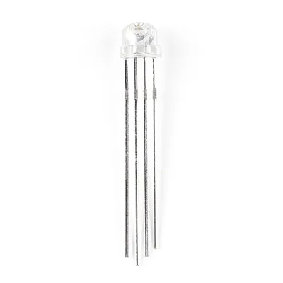RGB LED Clear Lens Common Cathode - 5mm