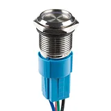 Metal Pushbutton - Latching (16mm, Red) - Image 3