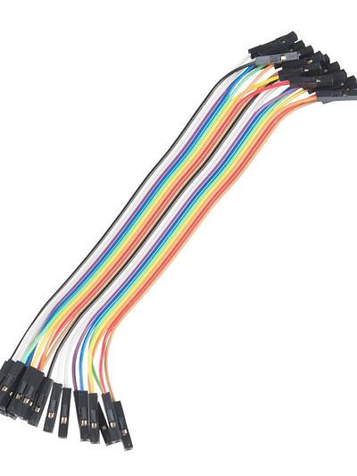 Jumper Wires - Connected 6 (F/F, 20 pack)