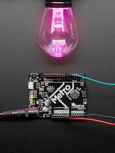 NeoPixel RGB Cafe/Patio Light Bulb Strand - 20 Bulbs