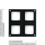Button Pad 2x2 Top Bezel - Image 2