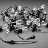 Cafe/Patio Light Bulb Strand with TM1814 RGBW LEDs - 20 Bulbs - Image 2