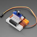 Vertical Micro Servo Mount for LEGO-Compatible Brick Systems - Image 1