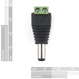DC Barrel Jack Adapter - Male - Image 2