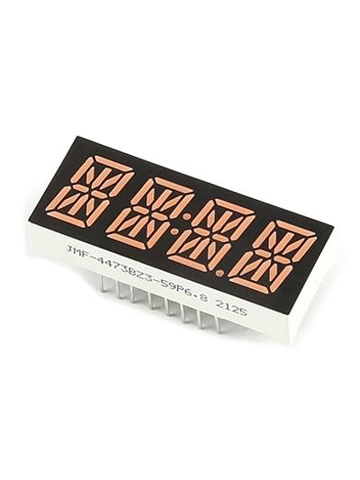 Purple 14-Segment Alphanumeric Display