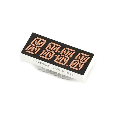 Purple 14-Segment Alphanumeric Display