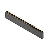 20-Pin Straight Female Header - PTH, 0.1in (2.54mm) - Image 1