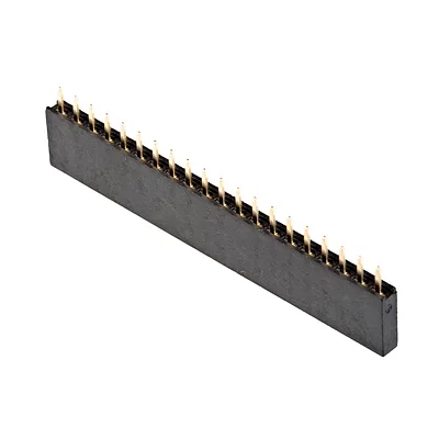 20-Pin Straight Female Header - PTH, 0.1in (2.54mm)