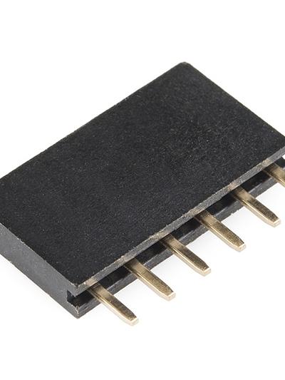 Header - 6-pin Female (PTH, 0.1)