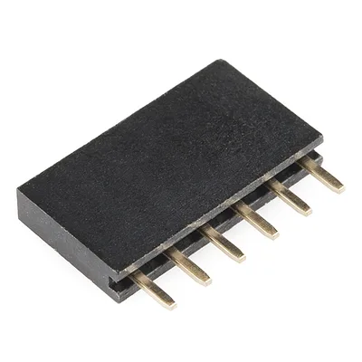 Header - 6-pin Female (PTH, 0.1)