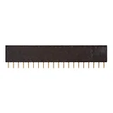 20-Pin Straight Female Header - PTH, 0.1in (2.54mm) - Image 2