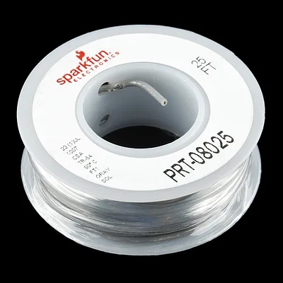 Hook-up Wire - Gray (22 AWG)